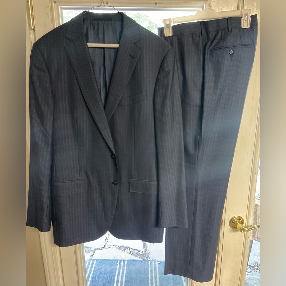 Ermenegildo Zegna 15mil  Fit Mila 2b Full Suit - 54L/ 44L Steel Blue 15milmil15